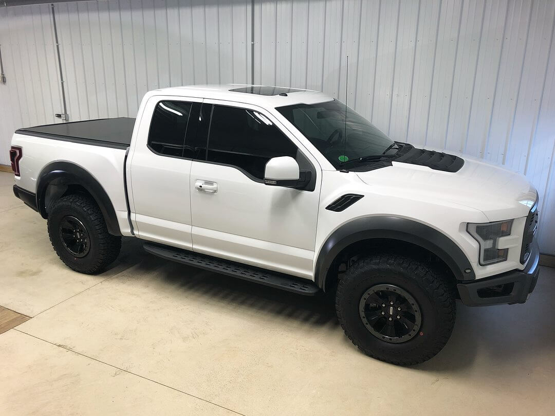 Ford Raptor with car tint in Pittsburgh