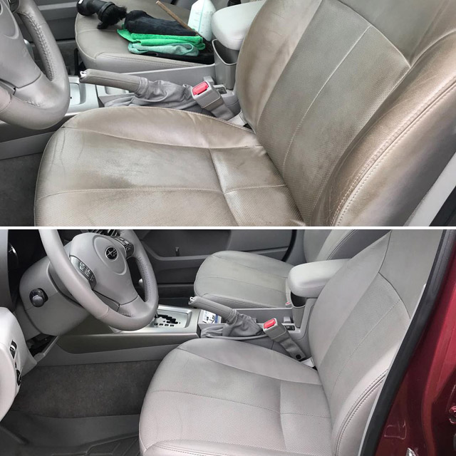 Car Interior After Mobile Detailing